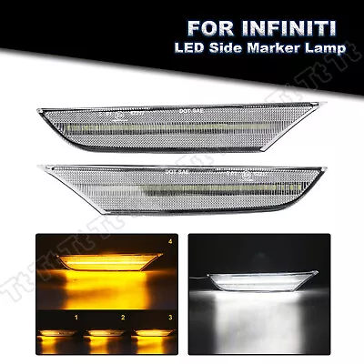 For 2003-2006 Infiniti G35 Sedan Sequential Switchback LED Side Marker Light DRL • $39.59