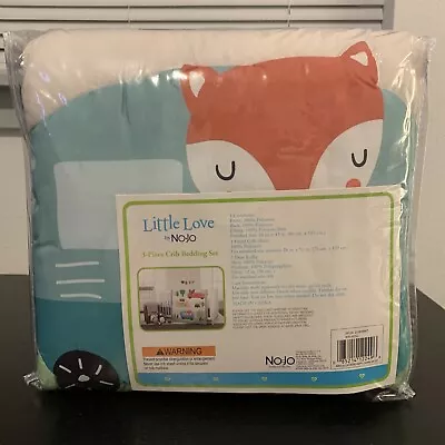 Little Love By NoJo Farm Chic - Little Lambs 3 Piece Crib Bedding Set/ Polyester • $29.95