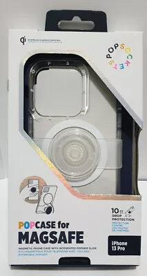 $45 • Buy IPhone 13 Pro (6.1 ) PopSockets PopCase MagSafe Slide Case - Clear