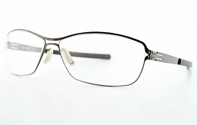 £231.92 • Buy IC! BERLIN Glasses Model Serena Patented Square Eyeglasses Black C2008 NEW