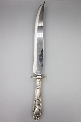 $165.55 • Buy International Fontaine Sterling Silver Large Roast Carving Knife No Mono 13 1/4 