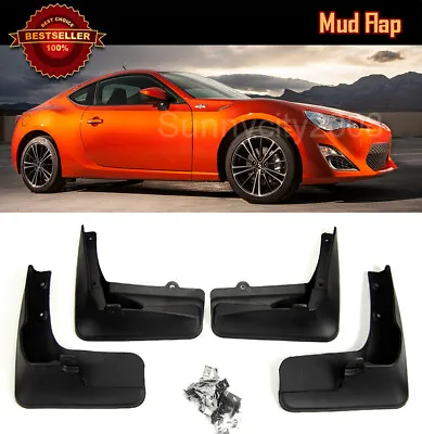 4 Pcs F&R Splash Rock Guard Mud Flap Fit 12-20 Scion FRS AE86 Subaru BRZ GT86 • $39.99