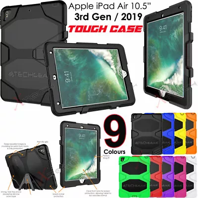 For IPad Air 3 10.5  Tough Rugged HEAVY DUTY Shock Protective Survival Case • £12.95