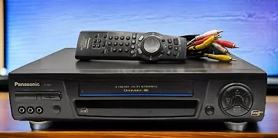 Panasonic PV-8661 Omnivision 4 Head VHS Player Recorder With Remote TESTED WORKS • $64.99