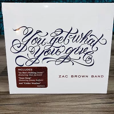 You Get What You Give [Digipak] Zac Brown Band (CD Sep-2010) NEW FACTORY SEALED • $6.99