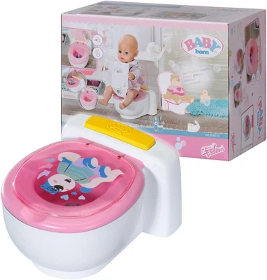 Zapf Creation 828373 BABY Born Bath Toilet With Noise Function And Glitter • £36