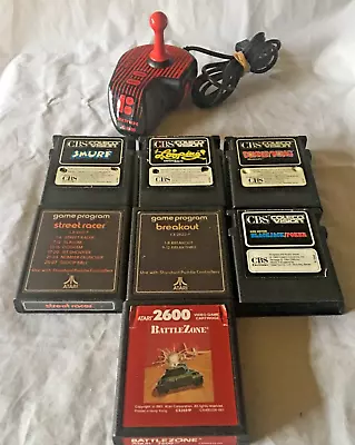 Colecovision Cbs + Atari Games + Konix 1986 Joystick Bundle Not Tested • £35.50