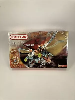 ERECTOR Crazy Inventors THE BAT Motorized Build Set #6651 MECANNO NEW! • $79.98