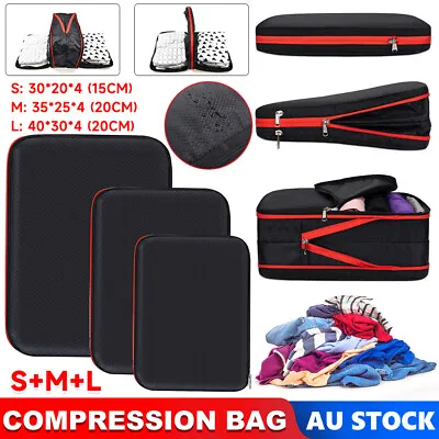 $29.85 • Buy Compression Packing Cubes Set Women Men Luggage Organizer Storage Lightweight OZ