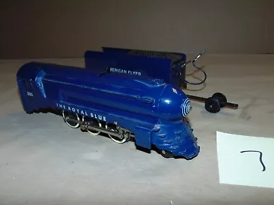 Flyer S 350 Royal Blue Steam Engine + Tender  - Not Working -parts Or Repair  #7 • $90