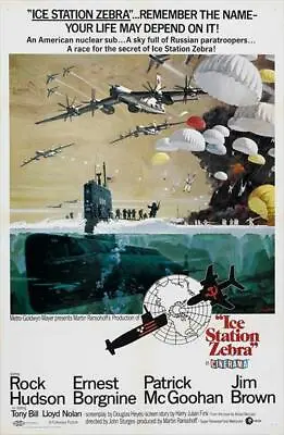 ICE STATION ZEBRA Movie POSTER 11 X 17 Rock Hudson Ernest Borgnine C • $11.95