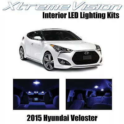 XtremeVision Interior LED For Hyundai Veloster 2015+ (9 PCS) Blue • $9.99