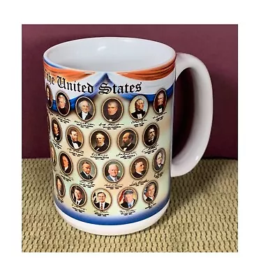  The Presidents Of The United States  Coffee Cup/mug - Washington To G.w. Bush • $8.99