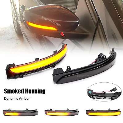 LED Side Mirror Turn Signal Lights For VW GOL Saveiro Voyage FOX UP Passat B7 • $26.99