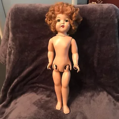 Vintage Hard Plastic Doll - 17  Walker - Very Nice Condition (BO42) • $9