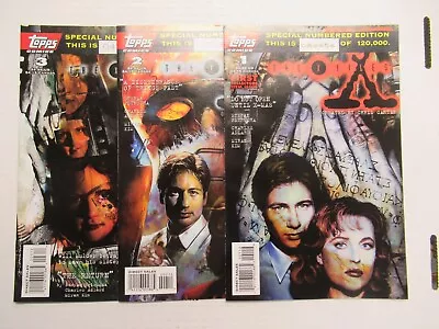 1995 Topps Comics  X-Files Special Numbered Editions 1 2 3 • $14.20