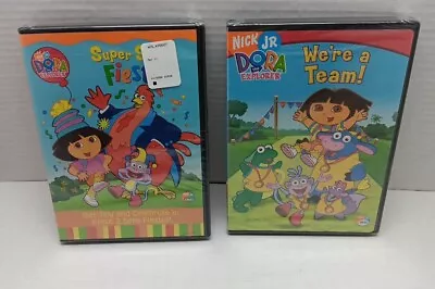 Dora The Explorer DVD Set Of 2 We're A Team Super Silly Fiesta Unopened  • $15.74