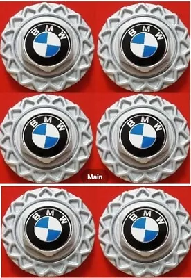 SIX (6) 1984-1991 BMW BBS 14  Wheel Center Hub Caps STYL.5 E30 318i 325e 325i • $71.98