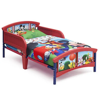 Beds For Toddler Children Plastic Disney Mickey Mouse Novelty Bed For Boys Girls • $89.92