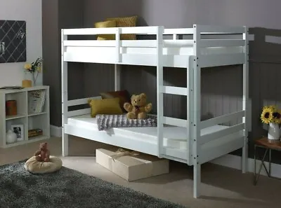 £249.99 • Buy Bunk Bed White Pine Kids Childrens Bed