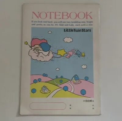 $23 • Buy Vintage & New Sanrio 1976 “Little Twin Stars” Notebook From Japan