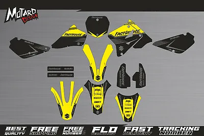 Suzuki Graphics Kit RM 85 2001 2002 2003 2004 2005 2006 2007 2008 2019 2020 MX • $159.90