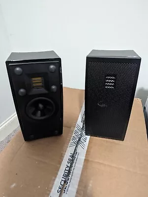 Pair Martin Logan Motion 2 Bookshelf Speaker 3-1/2  2 Way 50W Piano Black • $179.99