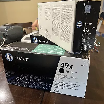 (1) Genuine HP Q5949X (49X) Black High-Yield Toner Cartridge - NEW SEALED • $69