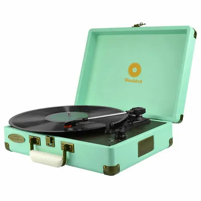 $119 • Buy Mbeat Woodstock Retro Turntable Record Player 3 Speed Vinyl Speaker RCA Out