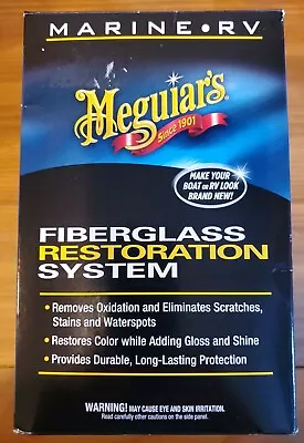 Meguiar's M4965 Fiberglass Restoration System Complete Kit For Marine Boat RV • $59.99