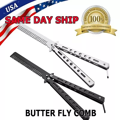 Butterfly Trainer Training Comb Dull Knife Tool Metal Practice Tool • $5.99