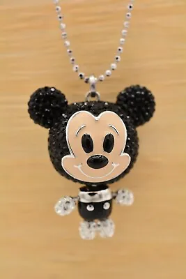 Swarovski Disney Cuties Mickey Mouse Necklace Pendant Crystal Rare New Box • $207.99