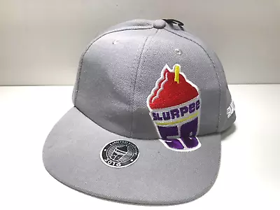 Limited Edition 7-11 Slurpee 50th Anniversary Flat Bill SnapBack Hat Cap 2016 • $10.75