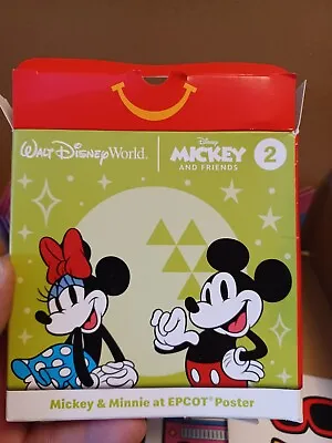 Disney McDonald's Happy Meal Toy M&M At EPCOT Poster • $5.99
