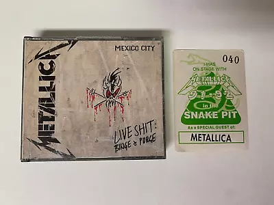 Metallica Live Shit Binge & Purge Mexico City 3xcd With Backstage Pass Near Mint • $29.99