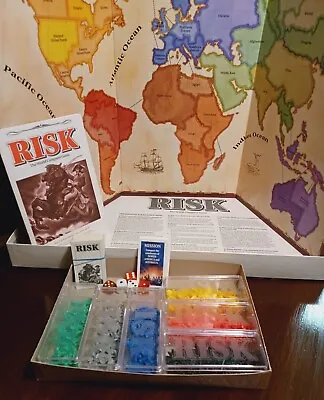 Vintage Parker Brothers 1993 Risk Game Board Game Absolutely 100% Complete • $9.95