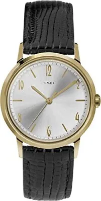 NEW TIMEX Men's Marlin TW2T18400 Mechanical Wind Up Gold Watch MSRP $199 • $109.95