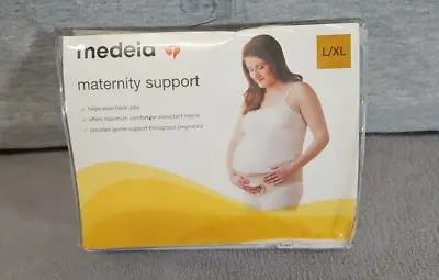 Medela Beige Maternity Support Belt Spandex Pregnancy Postpartum L/XL (A14) • $5.10