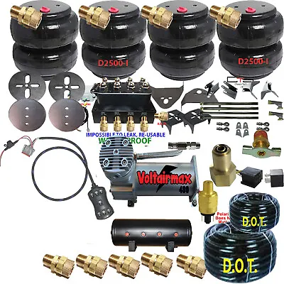 S10/S15 Air Suspension -COMPLETE U-have COILS 4-LINK 3 Gal • $2013.40