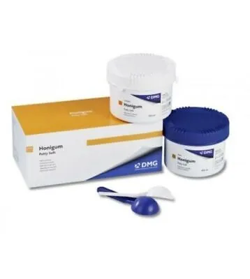 DMG Honigum Soft Putty VPS Impression Material Dental 2×450 Ml Jars - Free Ship • $142.56