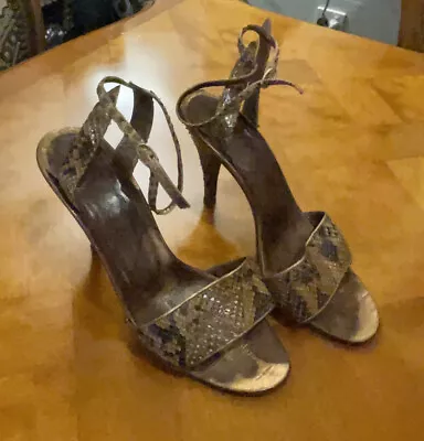 Vintage Designer Bruno Magli Genuine Snakeskin Shoes • $15