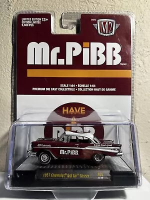M2 Machines Limited Edition Mr. Pibb 1957 Chevrolet Bel-air Collector Car 1:64 • $5.99