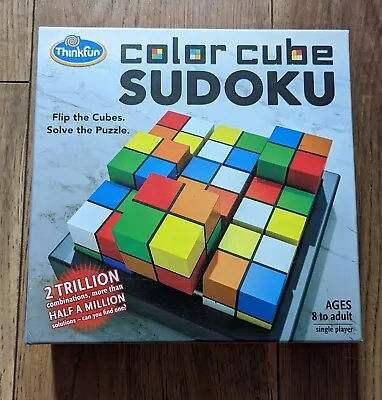 £17.99 • Buy Colour Cube Sudoku 3D Puzzle - Thinkfun (2016) Learning / Educational Game.