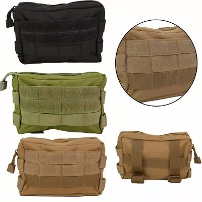 Tactical Outdoor Backpack Shoulder Strap Bag Pouch Molle Accessory Hunting Tool • $8.09