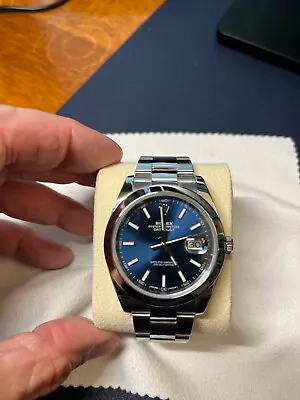 Rolex Datejust 41mm 126300 Blue Dial Oyster Bracelet  • $8600