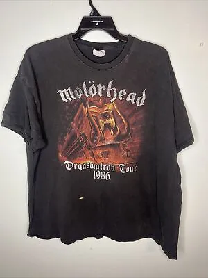Vintage Motörhead Orgasmatron Tour 1986 Shirt Size 3XL - 90s/2000s Reissue • $35