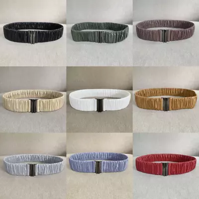 Elastic Waist Belt Cinch Stretch Buckle Waistband For Women Down Puffer Coat New • £11.96