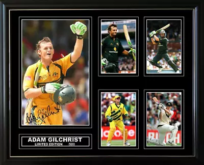 Adam Gilchrist Signed Photo Limited Edition Memorabilia • $129.99