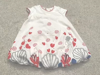 Catamini White Bubble Dress With Abstract Design (12Mo.) • $25