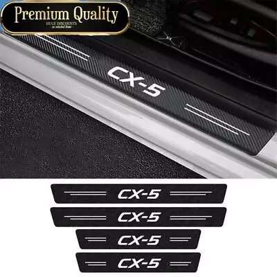 4pcs For CX-5 Car Door Sill Scuff Protector Anti-Scratch Pedal Sticker Decal • $14.71